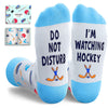 Zmart Hockey Mom Dad Gifts - Hockey Gifts For Men Women Teen Youth, Gifts For Hockey Goalie Coach Players Lovers, Field Ice Hockey Socks