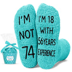 74th Birthday Gift Ideas for Women - Socks for 74 Year Old Birthday, Retirement Gifts for Older Elderly Women