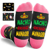 HAPPYPOP Manager Gifts Ideas Socks Women - Office Project Nurse Case Property General Manager Gifts, Funny Manager Socks