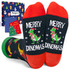 Christmas Gifts Stocking Socks for Teen Boys Girls 2-3 Years Old- Dinosaur Socks Xmas Stocking Stuffers