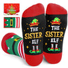 Christmas Gifts Stocking Socks For Women - Secret Santa Socks Xmas Stocking Stuffers For Her Mom, Sister Christmas Gifts, Sisters Gifts From Sister Christmas