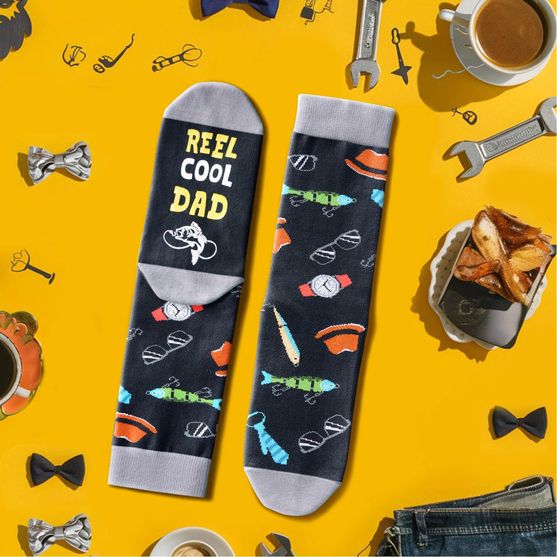 Cool Gifts For Dad Fathers Day, Dad Birthday Gifts, Father Gifts From Daughter Son, Fathers Day Socks Funny Dad Socks