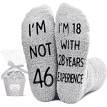 46th Birthday Gifts Ideas for Men - Socks for 46 Year Old Middle Aged Man, 46th Birthday Gifts for Him, 46 Year Old Gifts for Male