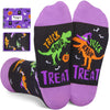 Halloween Socks Spooky Gifts For Boys Girls - Halloween Gifts for Kids 10-12 Years Old Horror Dinosaur Gifts