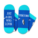 Penguin Gifts for Women Girls - Crazy Ocean Socks, Penguin Socks Animal Socks