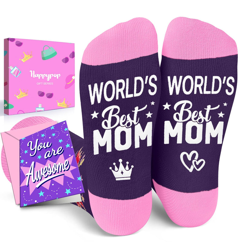 Best Mom Gifts - Mama Gifts, Mothers Day Gifts, Gifts For Moms Who Have Everything, Mothers Day Socks Mom Socks With Greeting Card