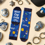 Police Gifts Police Officer Gifts Men - Gifts For Cops Police Retirement Gifts Police Chief Gifts Police Week Gifts, Police Cop Socks