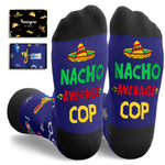 HAPPYPOP Police Gifts Police Officer Gifts Men - Police Cop Socks, Gifts For Cops Police Retirement Gifts Police Chief Gifts Police Week Gifts