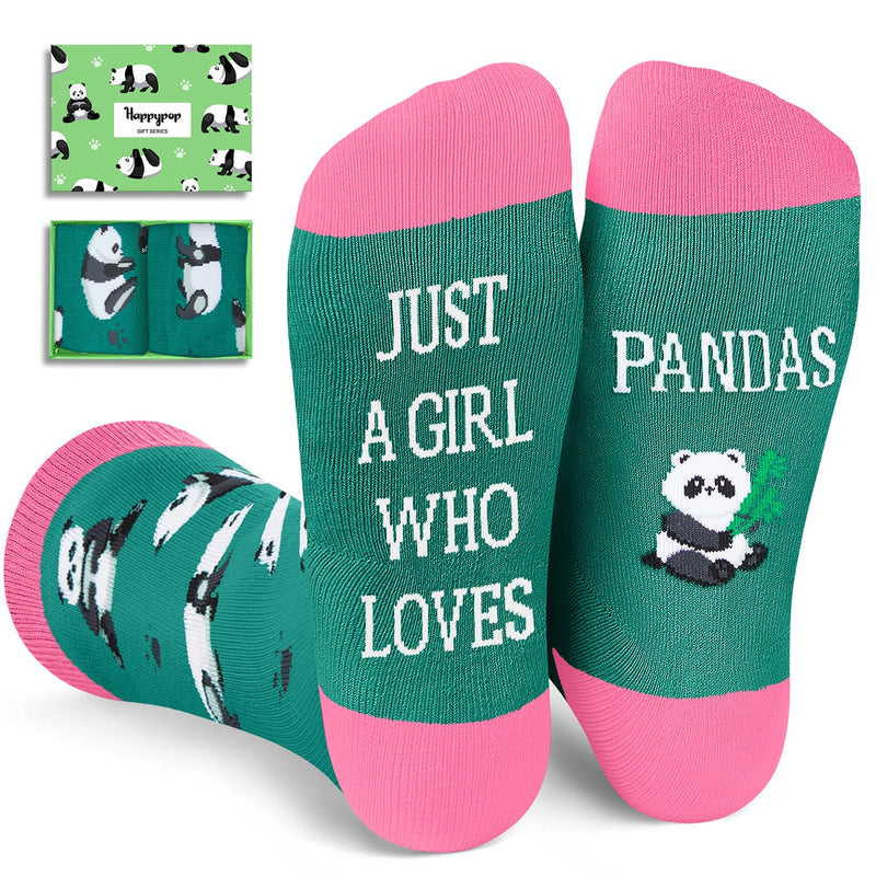 Funny Panda Gifts for Women Girls - Panda Socks Panda Gifts for Teens, Panda Stocking Stuffers for Her