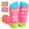 Taco Gifts for Boys Girls - Taco Socks Fun Socks for Kids 7-9 Years Old Taco Tuesday