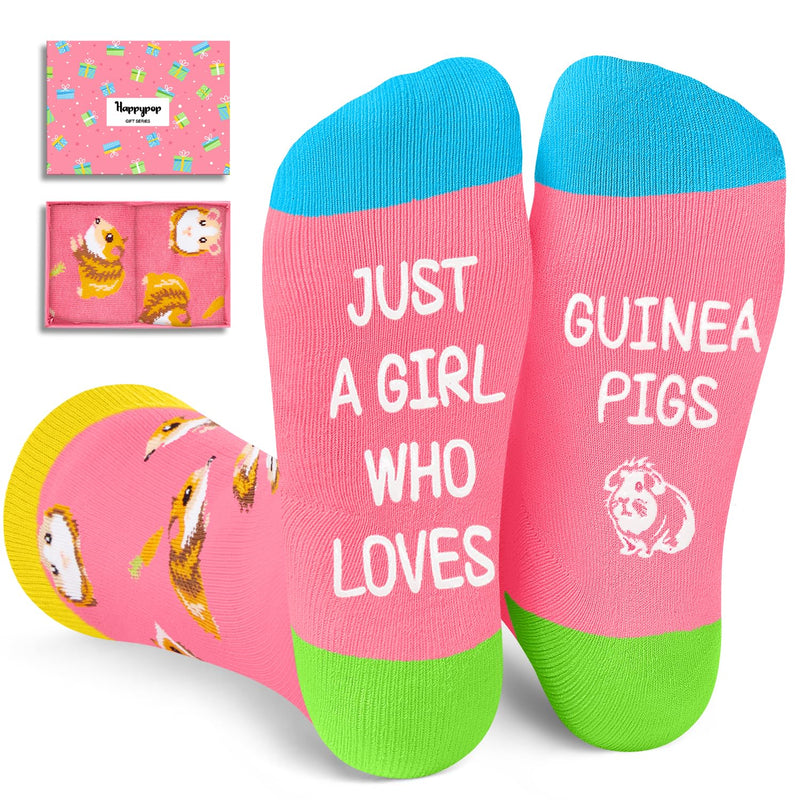 Guinea Pig Gifts for Guinea Pig Lovers - Funny Guinea Pig Socks for Girls, Funny Guinea Pig Gifts for Women Teen Girls