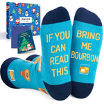 Drink Gifts for Men - Funny Novelty Crazy Socks, Bourbon Gifts Beer Stocking Stuffers for Teens