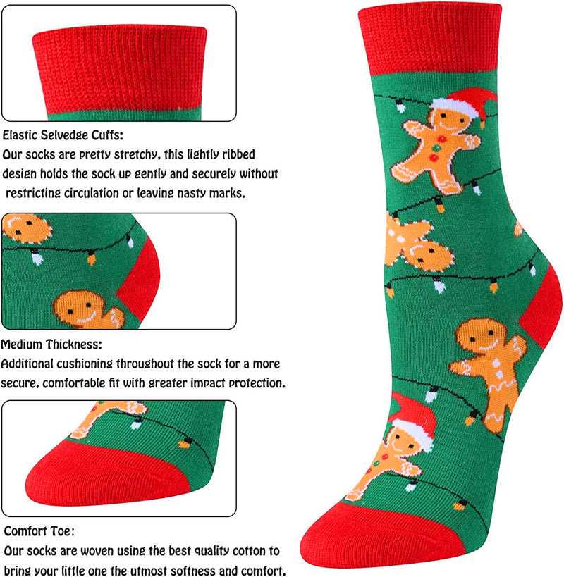 HAPPYPOP Christmas Gifts Stocking Socks for 13-18 years Old Teens - Secret Santa Socks, Xmas Stocking Stuffers for Kids