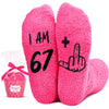 68th Birthday Gifts for Women, Best Gifts for 68 Year Old Woman, 68 Year Old Gifts, Socks for Her Female