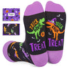 Halloween Socks Spooky Gifts For Men Women - Halloween Gifts Horror Gifts Halloween Dinosaur Spooky Socks