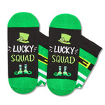 HAPPYPOP St. Patrick's Day Socks for Women Men - Shamrock Socks, Irish Green Socks, St Patricks Day Gifts, Lucky Squad