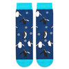 Penguin Gifts for Boys - Funny Crazy Ocean Socks Kids 7-9 Years, Penguin Socks Animal Socks