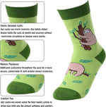 Crazy Socks for Boys - Silly Kids Sloth Socks, Funny Gifts for Little Boys Sloth Gifts 4 to 6 Years