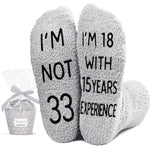 33rd Years Old Birthday Gifts - Socks for 33 Year Olds, Best Gifts for 33 Year Old Women Men