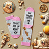 Funny Golden Retriever Gifts for Women Men - Novelty Golden Retriever Socks Silly Fun Socks