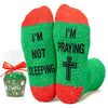 HAPPYPOP Christian Gifts Ideas Socks - Christian Easter Gifts Jesus Gifts, Serenity Prayer Gifts Faith, Christian Socks Religious Socks, Christmas Socks