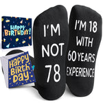 78th Birthday Gifts for Men - Socks for 78 Year Old Woman, 78 Birthday Gifts for 78 Year Old Elderly Man