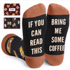 HAPPYPOP Coffee Gifts for Men Women - Coffee Socks Drinking Gifts for Coffee Lovers, Coffee Stocking Stuffers