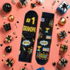 HAPPYPOP Grandpa Gifts From Grandson Granddaughter - Grandfather Gifts Granddaddy Gifts Gramps Gifts, Grandpa Birthday Gifts, Grandpa Socks, Black