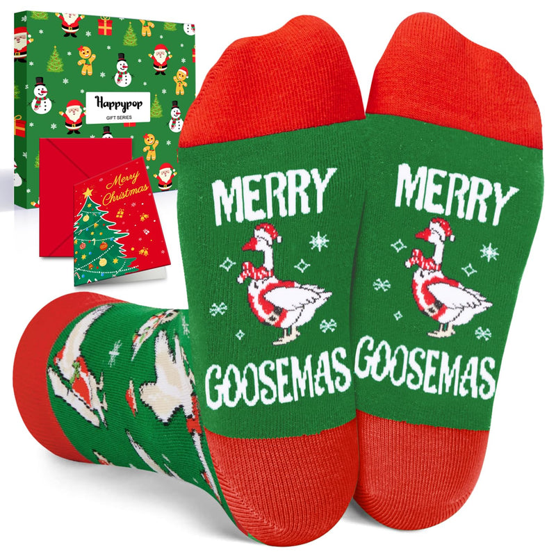 Goose Gifts Idea Socks for Kids - Christmas Gifts For Kids, Goose Gifts, Animal Gifts for Kids 4-6 Years