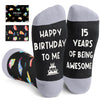 15th Birthday Gifts Ideas for Boys - Socks for 15 Year Old Boys Girls, Gifts for Teen Boys Girls Age 15