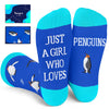 Penguin Gifts for Women Girls - Crazy Ocean Socks, Penguin Socks Animal Socks