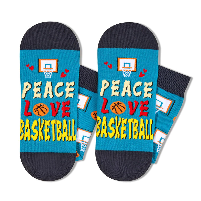 Cool Basketball Gifts For Men Women Teen Boys Girls, Basketball Team Coach Player Fan Gifts, Funny Basketball Socks Men Women Youth