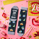 26th Birthday Gifts Socks Ideas - Socks for 26 Year Olds Women Men, Best Gifts for 26 Year Olds, 26th Birthday Socks