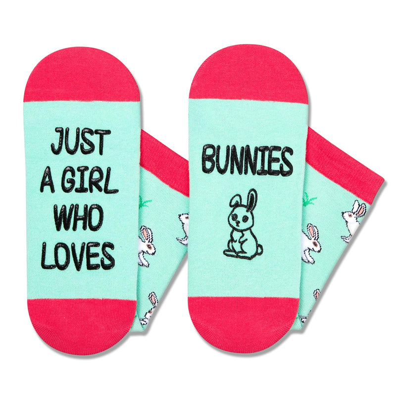 Bunny Gifts Socks Ideas for Women - Rabbit Socks Bunny Socks for Female Girls Easter Gifts