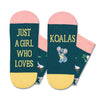 Funny Koala Gifts for Girls - Koala Socks for Teen Girls, Funny Crazy Socks for Women