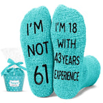 61st Birthday Gifts Ideas for Women - Socks for 61 Year Old Woman, 61 Year Old Gifts for Her, 61st Birthday Gifts for Female