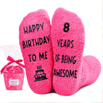 8th Birthday Gift Ideas Socks - Presents for 8 Year Old Girls Boys, Eight Year Old Gifts