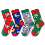 Christmas Gifts Stocking Socks For Girls Boys - Secret Santa Socks For Kids, Xmas Stocking 4 Pack