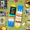 75th Birthday Gifts Ideas Socks - Best Gifts for 75 Year Old Women, 75th Birthday Gifts for Him Old Man, 75th Birthday Socks