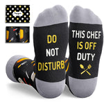 HAPPYPOP Chef Gifts for Men Women Baker, Cooking Gifts Baking Gifts, Pastry Gifts For Baker, Unisex Chef Socks Cooking Socks Baking Socks