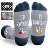 Zmart Funny Bowling Gifts For Men Women - Gifts For Bowlers Men Women, Bowling Socks Women Mens, Bowling Stocking Stuffers