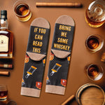 HAPPYPOP Whiskey Gifts for Men Women - Funny Gifts for Whiskey Lovers, Whiskey Socks for Drink Lovers Stocking Stuffers