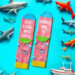 Shark Gifts for Women - Crazy Shark Socks Ocean Gifts, Marine Shark Socks Animal Socks Girls