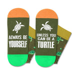 Turtle Gifts for Women Men - Funny Sea Turtle Socks Ocean Gifts, Turtle Socks Animal Gifts for Teens