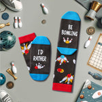 Zmart Funny Bowling Gifts For Men Women - Gifts For Bowlers Men, Bowling Gifts And Novelties, Bowling Socks Stocking Stuffers