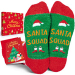 Christmas Stocking Socks for Boys Girls - Xmas Stocking Stuffers for Little Kids, Santa Gifts for 7-9 Years Kids With Greeting Card