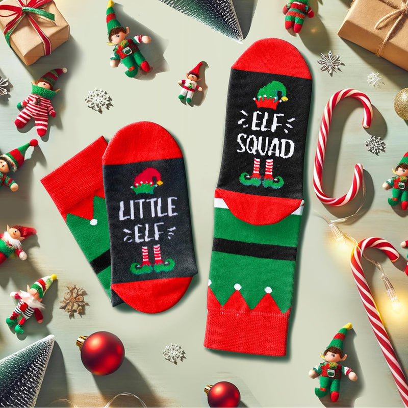 Christmas Gifts Stocking Socks For Boys Girls - Secret Santa Socks Xmas Elf Gnome Socks For Kids