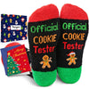 Christmas Cookies Gifts Gingerbread Socks - Xmas Stockings for Teens Adult, Cookie Gifts for Kids Boys Girls 13-18 Years