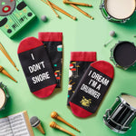 Drum Gifts for Men Women - Drummer Socks Drumming Gifts, Drumline Gifts Percussion Music Gifts for Teens