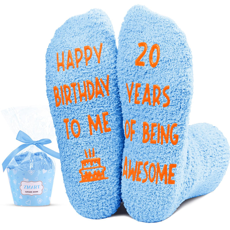 Gifts for 20 Year Old Woman Man Female Male, 20 Year Old Girl Boy Gifts, Birthday Socks for Her Him